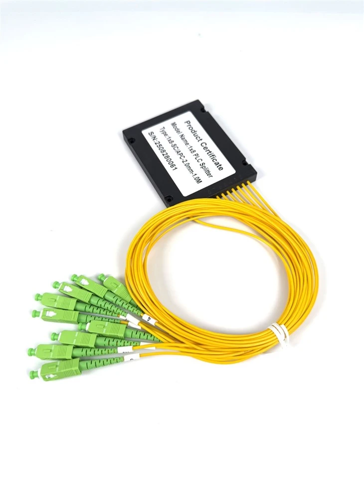 1x8 Pemisah Gentian Optik SC APC