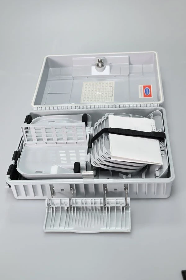 ABS Terminal Box 24 Core With Splice Tray Wall Mount Or Pole Mount